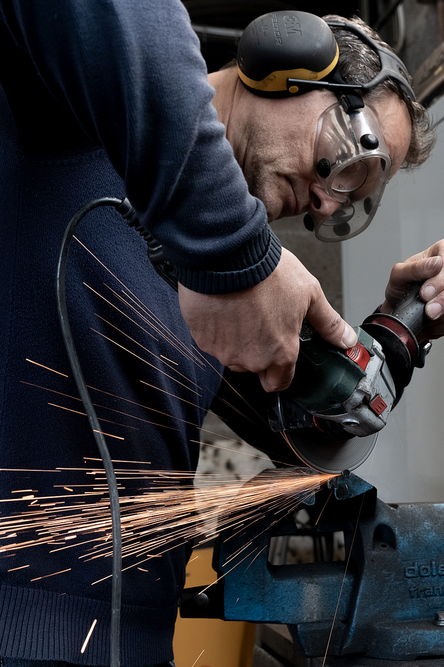 Reportage photo pour le sculpteur Patrick Hulaud